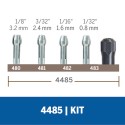 SET DE COLLETS PARA CAMBIO RÁPIDO DREMEL 2615504485