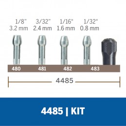 SET DE COLLETS PARA CAMBIO RÁPIDO DREMEL 2615504485