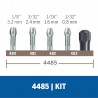 SET DE COLLETS PARA CAMBIO RÁPIDO DREMEL 2615504485