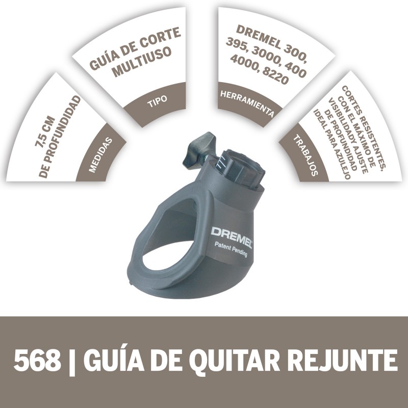 ADITAMENTO PARA REMOCIÒN DE JUNTAS DREMEL 26150568AB