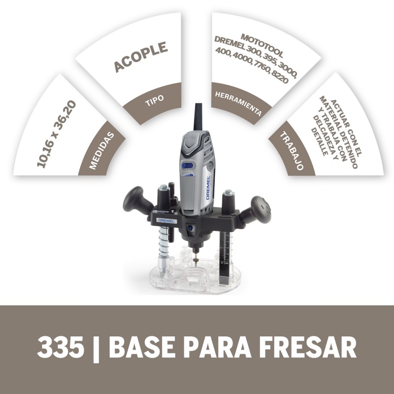 BASE PARA FRESAR DREMEL 26150335AA