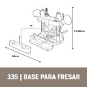 BASE PARA FRESAR DREMEL 26150335AA