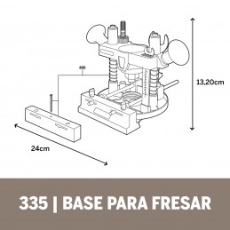 BASE PARA FRESAR DREMEL 26150335AA