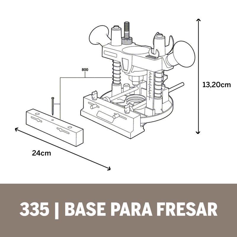 BASE PARA FRESAR DREMEL 26150335AA