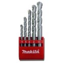 BROCAS PARA MURO MAKITA JUEGO X 5 UDS. D03894