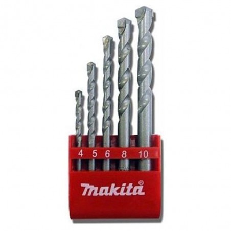 BROCAS PARA MURO MAKITA JUEGO X 5 UDS. D03894