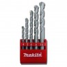 BROCAS PARA MURO MAKITA JUEGO X 5 UDS. D03894