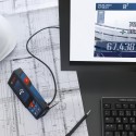 MEDIDOR LASER ALCANCE 150M CON BLUETOOTH BOSCH GLM 150-27 C