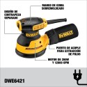 LIJADORA ROTORBITAL 5 PULG  280W DEWALT DWE6421-B3