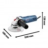 PULIDORA ANGULAR 710W BOSCH GWS 700