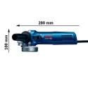 PULIDORA BOSCH DE 4-1/2 900W VELOCIDAD VARIABLE GWS 9-125S