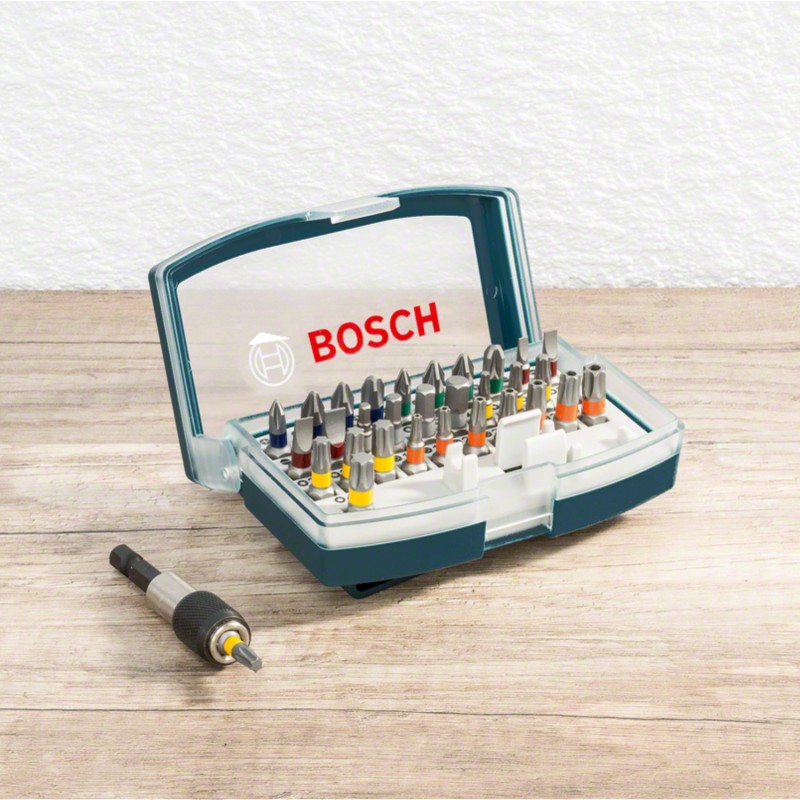 SET DE PUNTAS PARA ATORNILLAR 32 UDS PH PZ BOSCH 2607017319