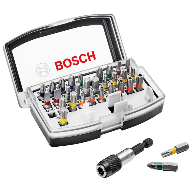 SET DE PUNTAS PARA ATORNILLAR 32 UDS PH PZ BOSCH 2607017319