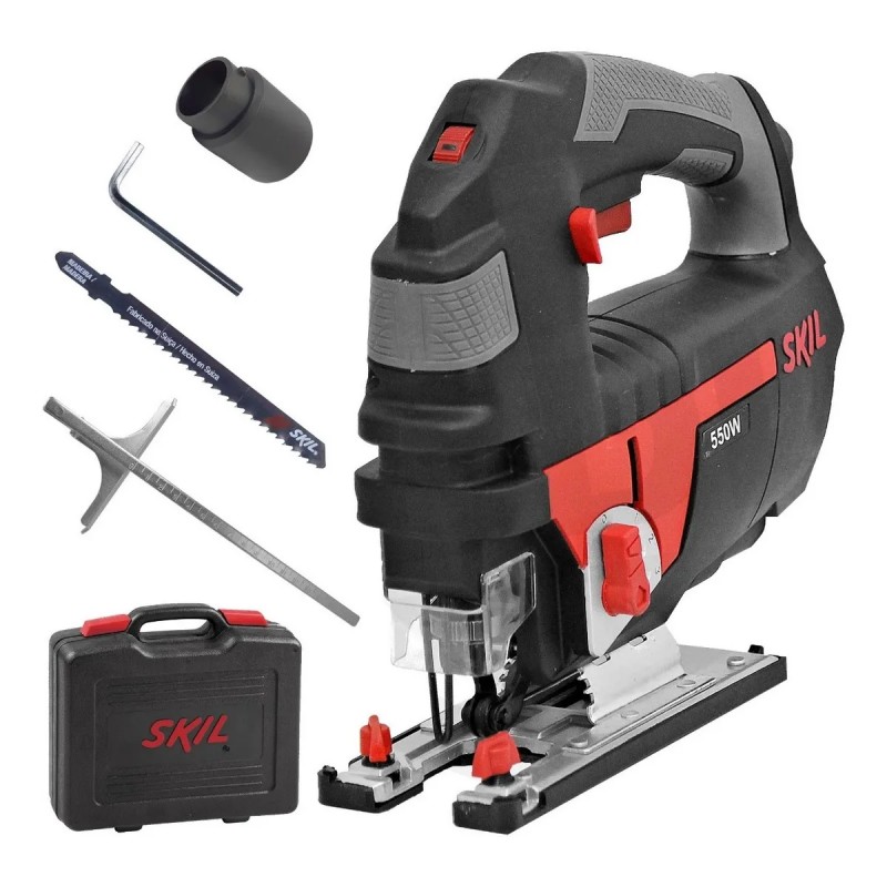 SIERRA CALADORA  550 W CON MALETA PLÁSTICA SKIL 4550AE