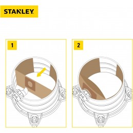 BOLSAS PARA ASPIRADORA 34-35 LTS 3 UDS STANLEY 19-3101
