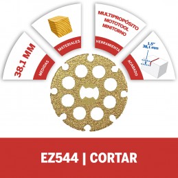 DISCO DE CORTE DE CARBURO EASY LOCK 38mm DREMEL 2615E544AA