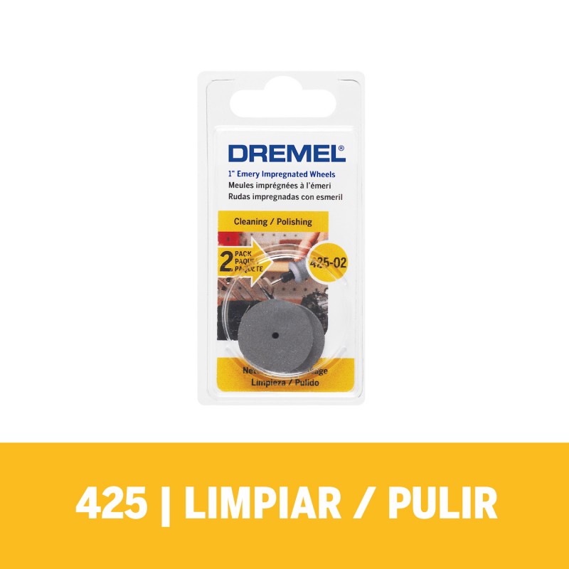DISCO PARA PULIR 425 ESMERIL 1 PULG 2 UND DREMEL 26150425AA
