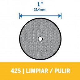 DISCO PARA PULIR 425 ESMERIL 1 PULG 2 UND DREMEL 26150425AA