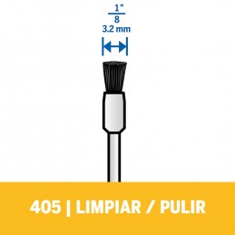 CEPILLO DE CERDAS DREMEL 1/8 PULG 405 26150405AA