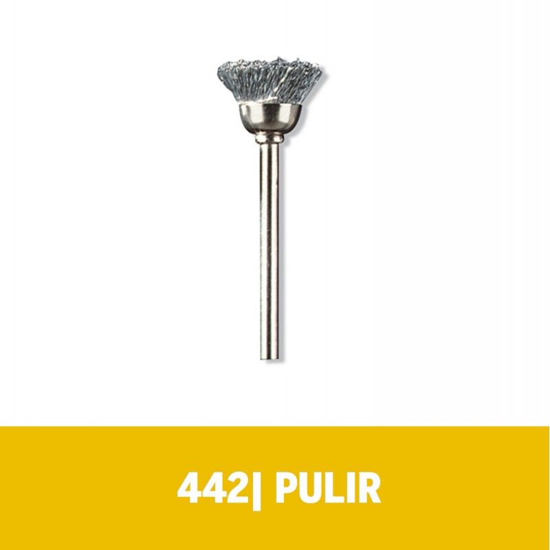 CEPILLO DE ACERO AL CARBÓN DREMEL 442 26150442AC