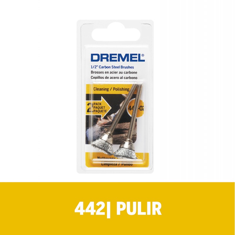 CEPILLO DE ACERO AL CARBÓN DREMEL 442 26150442AC