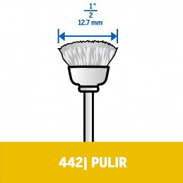 CEPILLO DE ACERO AL CARBÓN DREMEL 442 26150442AC
