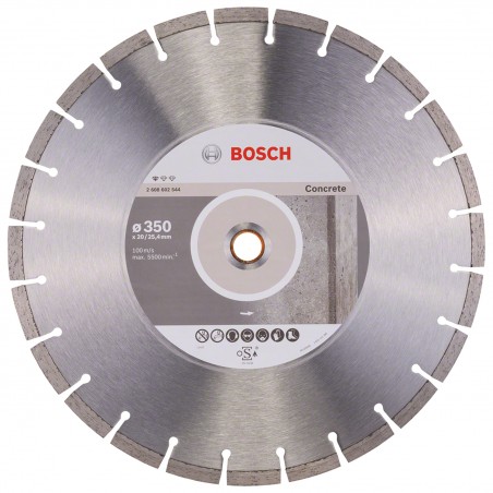 DISCO DIAMANTADO BOSCH 14""  P/HORMIGON DURO 2608602544