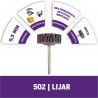 FLAP P/MOTOTOOL DREMEL 3/8 GRANO 80  - 2615000502