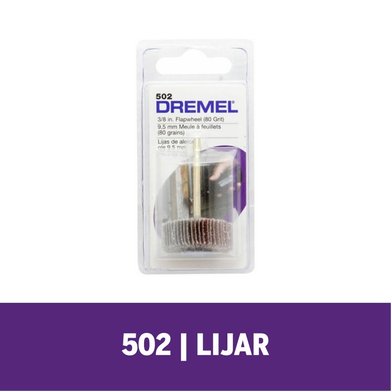 FLAP P/MOTOTOOL DREMEL 3/8 GRANO 80  - 2615000502