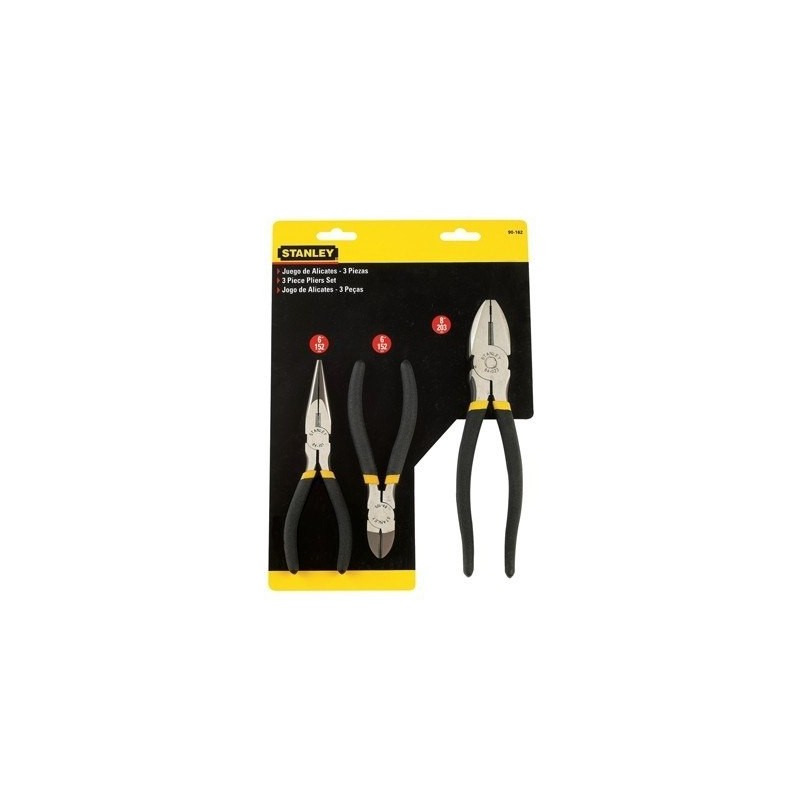 ALICATES STANLEY JUEGO 3 PZS 90162
