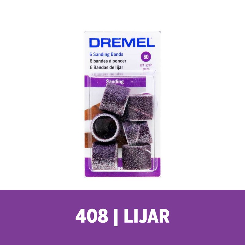 BANDA DE LIJA GR 60 13MM  DREMEL 2615000408