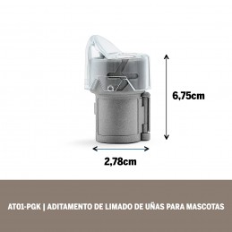 ADITAMENTO DE LIMADO DE UÑAS MASCOTAS DREMEL AT02 PGK