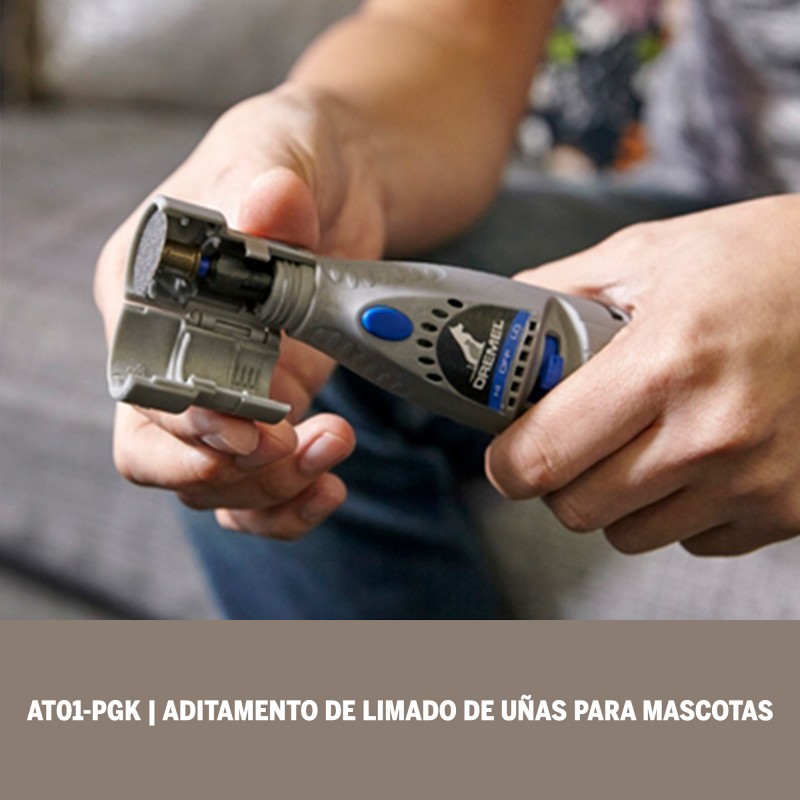 ADITAMENTO DE LIMADO DE UÑAS MASCOTAS DREMEL AT02 PGK
