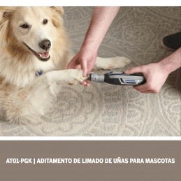 ADITAMENTO DE LIMADO DE UÑAS MASCOTAS DREMEL AT02 PGK