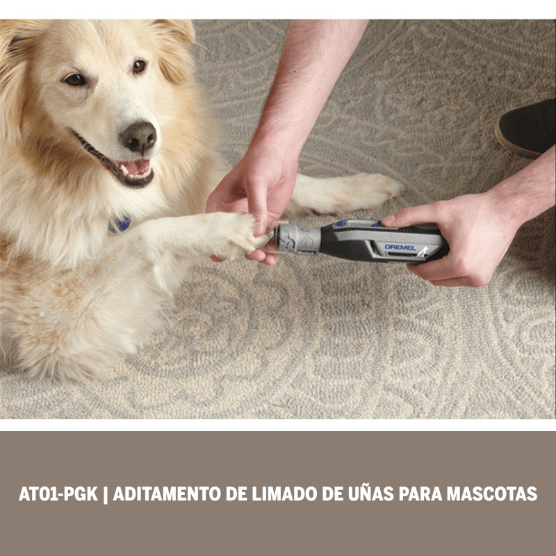 ADITAMENTO DE LIMADO DE UÑAS MASCOTAS DREMEL AT02 PGK