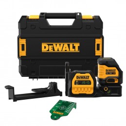 NIVEL LASER DEWALT LINEA CRUZADA VERDE + KIT DCLE34020GB-A