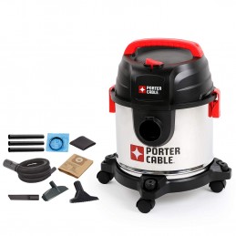 ASPIRADORA SECO HUMEDO 15 LTS INOX PORTER CABLE PCX18301-4B