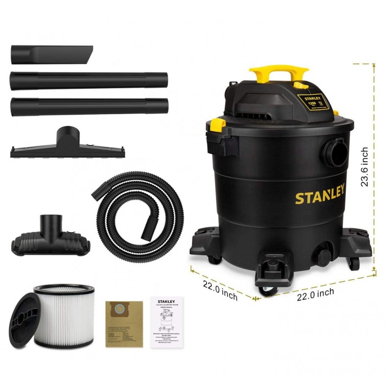 ASPIRADORA SECO HUMEDO 53 LTS STANLEY SL18199P-14A