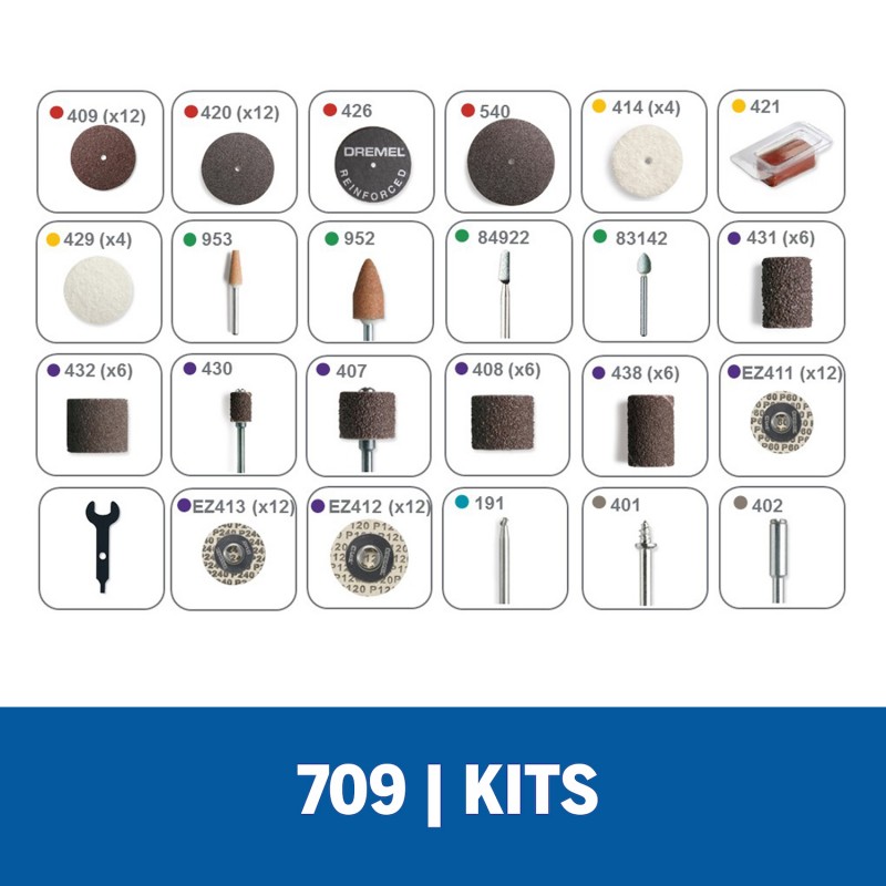 KIT MULTIUSOS 110 ACCESORIOS DREMEL 26150709AD