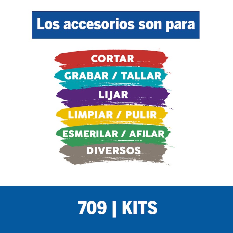 KIT MULTIUSOS 110 ACCESORIOS DREMEL 26150709AD