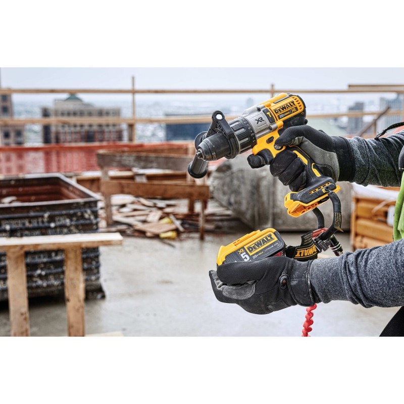TALADRO PERCUTOR BL 1/2 20V MAX + 2 BAT 5AH DEWALT DCD996P2