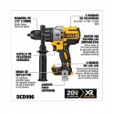 TALADRO PERCUTOR BL 1/2 20V MAX SIN BATERIA DEWALT DCD996B