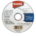 DISCO ABRAS CORTE ACERO INOX 5''X1.2MM X 7/8 MAKITA D21098