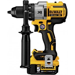 TALADRO ATORNILLADOR 20V MAX + 2 BAT 5AH DEWALT DCD991P2