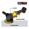 MINIPULIDORA 4 1/2 BL 60V MAX 2 BATERIAS DEWALT DCG418X2