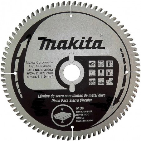 DISCO DE SIERRA CIRCULAR 10 PULG MAKITA B39263