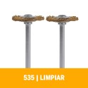 CEPILLO DE CERDAS 3/4 PULG DE LATÓN DREMEL 26150535AB