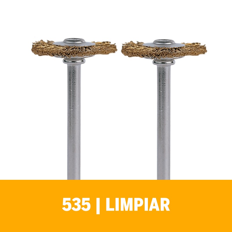CEPILLO DE CERDAS 3/4 PULG DE LATÓN DREMEL 26150535AB