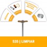 CEPILLO DE CERDAS 3/4 PULG DE LATÓN DREMEL 26150535AB
