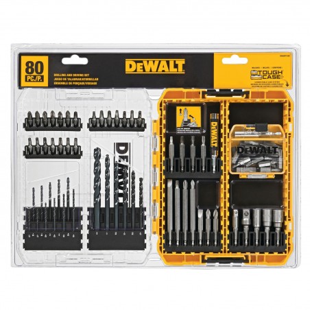 JUEGO DE DESTORNILLADORES X 80 PZS DEWALT DWAMF1280